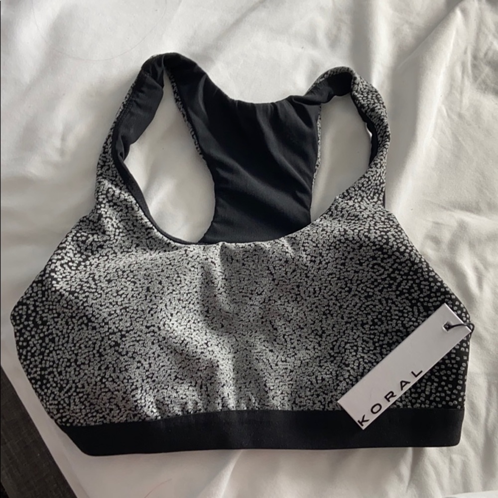 New Koral Printed Racerback Sportsbra